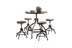 Odium Dining Room Counter Table Set Set Of 5 By Ashley