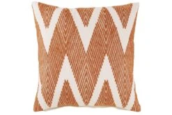 Carlina Pillow In Orange By Ashley