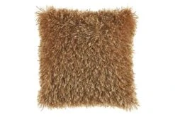 Jasmen Shag Pillow In Gold By Ashley