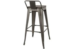 Oregon Industrial Low Back Barstool In Antique And Espresso By LumiSource - Set Of 2 -Furniture Serie Shop 122818 1200x800