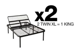 BedTech HeadUp King (2 Twin XL) Adjustable Base