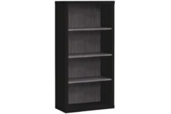 Bookcase - 48"H / Black / Grey With Adjustable Shelves