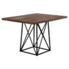 Dining Table - 36"X 48" / Brown Reclaimed Wood-Look/Black -Furniture Serie Shop 126856 1200x800