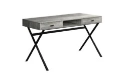 Grey Reclaimed Wood Computer Desk