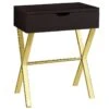 Cappuccino & Gold Accent Table With Storage -Furniture Serie Shop 127859 1200x800