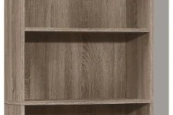 Bookcase - 72"H / Dark Taupe With 5 Shelves -Furniture Serie Shop 127881 1200x800