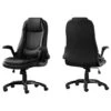 Office Chair - Black Leather-Look / High Back Executive -Furniture Serie Shop 134777 1200x800