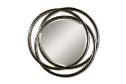 Odalis Entwined Circles Black Mirror