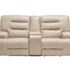 Porter Leather Dual Power Reclining Console Loveseat -Furniture Serie Shop 165129 1200x800