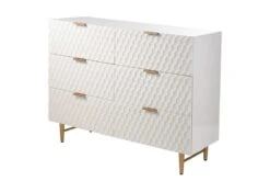 Cream Textured Dresser