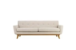 Engage Upholstered Fabric Sofa In Beige