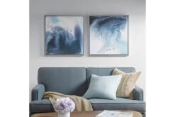 Blue Lagoon 2 Gel Coat Framed Canvas 2 Piece Set -Furniture Serie Shop 181129 1200x800