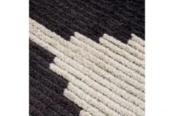 Amanda Black & Ivory 6'x9' Modern Area Rug -Furniture Serie Shop 182416 1200x800