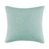 Bree Aqua Knit Euro Pillow Cover