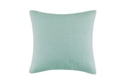 Bree Aqua Knit Euro Pillow Cover