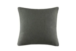 Bree Charcoal Knit Euro Pillow Cover