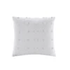 Brookly Grey Cotton Jacquard Pom Pom Square Pillow -Furniture Serie Shop 182501 1200x800