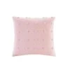 Brookly Pink Cotton Jacquard Pom Pom Square Pillow -Furniture Serie Shop 182516 1200x800