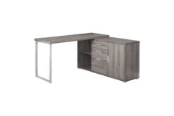 Dark Taupe 60" Computer Desk