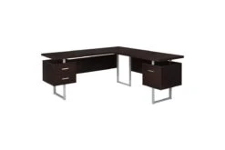 Computer Desk - 70"L / Espresso Left Or Right Facing