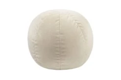Boba 14" Cream Velvet Pillow