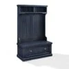 Crosley Seaside Hall Tree Distressed Navy -Furniture Serie Shop 206755 1200x800