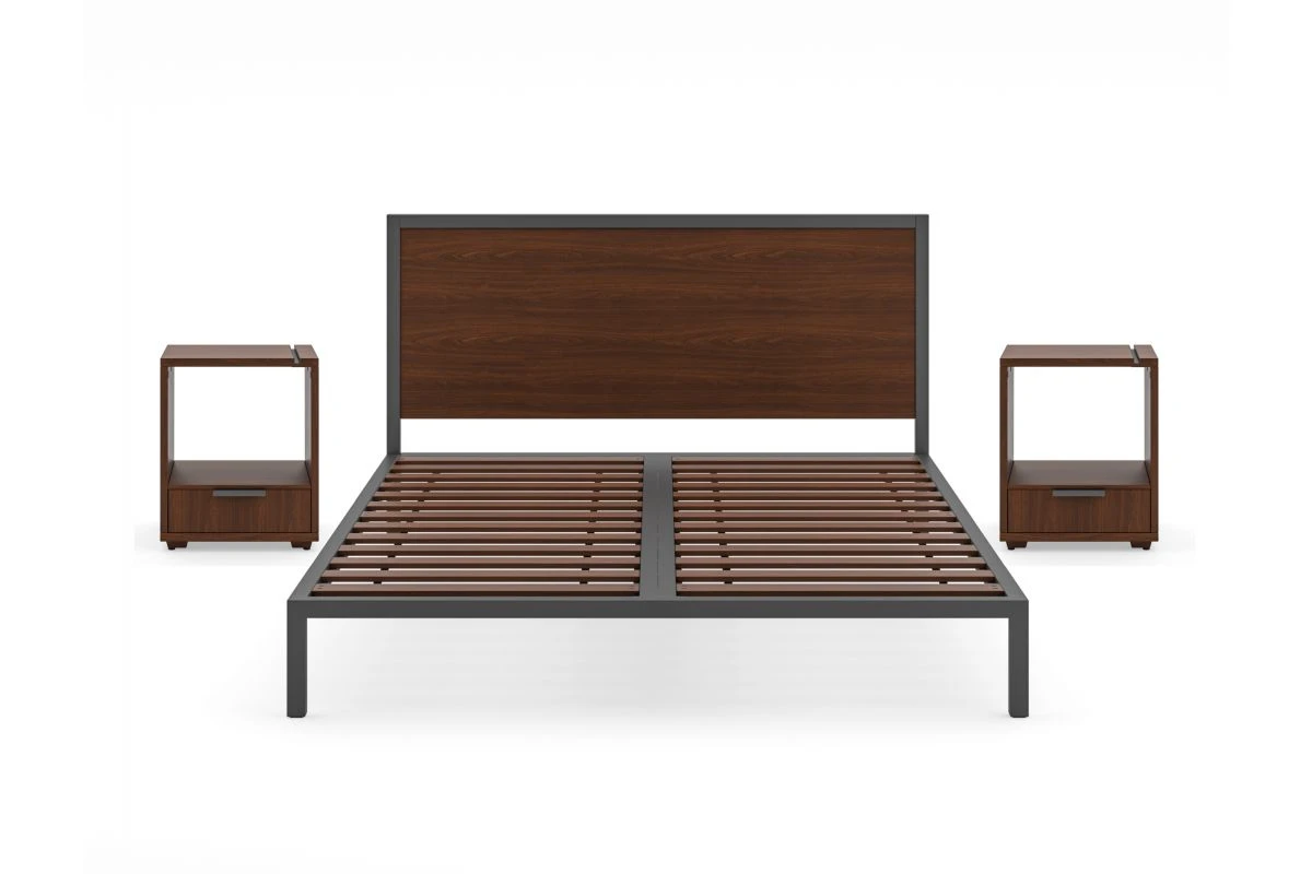 Merge Queen Bed With Two Nightstands By Homestyles 3 Merge Queen Bed With Two Nightstands By Homestyles