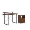 Merge 42" Desk, Stand And Storage Pedestal By Homestyles