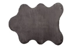 Luxe Velour 5 X 6-6" Grey Area Rug