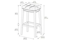 Claridge White Barstool -Furniture Serie Shop 212044 1200x800