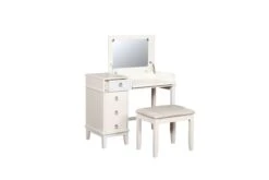 Eva White Vanity Set