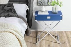 Evie Blue Printer Desk