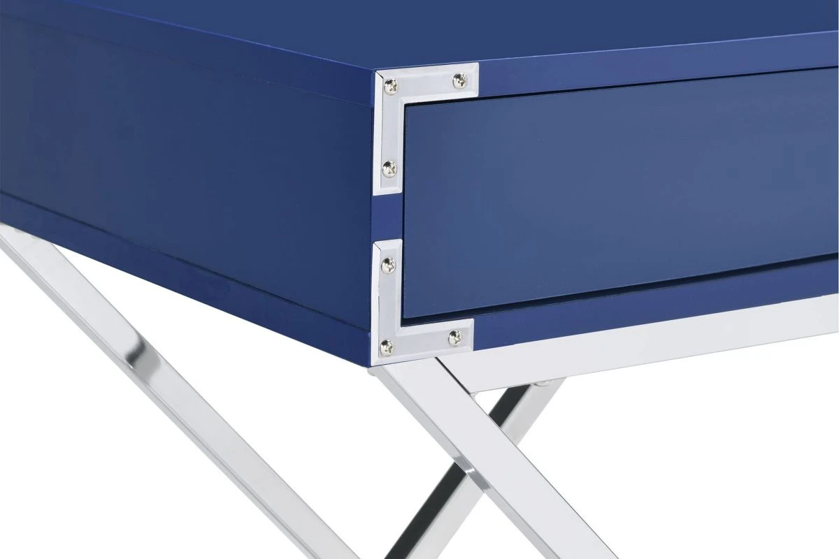 Evie Blue Printer Desk 7 Evie Blue Printer Desk - Image 5