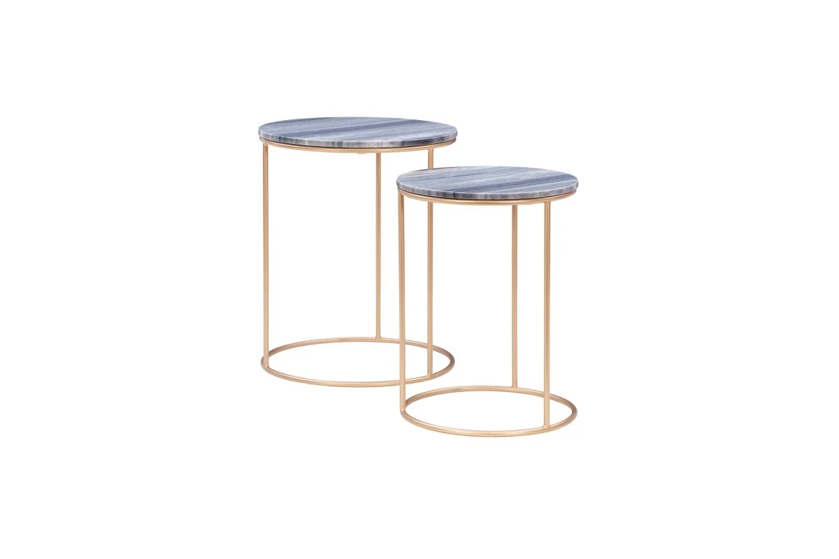 Frenzy Nesting Grey Marble Tables 3 Frenzy Nesting Grey Marble Tables