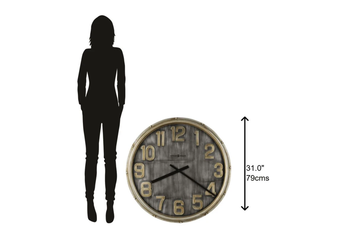 Brender Oversized Wall Clock By Howard Miller 8 Brender Oversized Wall Clock By Howard Miller - Image 6