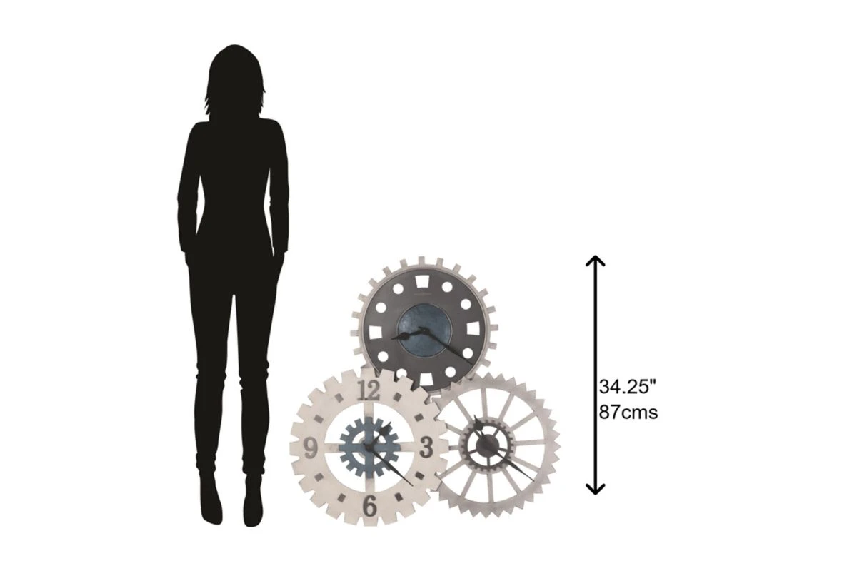 Cogwheel I Oversized Wall Clockby Howard Miller 4 Cogwheel I Oversized Wall Clockby Howard Miller - Image 2