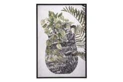 Greenery Canvas Wall Art Multicolor