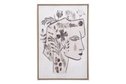 Mujer Canvas Wall Art Multicolor