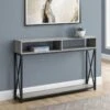 Grey Black 48" Metal Hall Console -Furniture Serie Shop 225015 1200x800