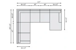 Dawkins 6 Piece Leather Sectional By Bernhardt -Furniture Serie Shop 225757 1200x800