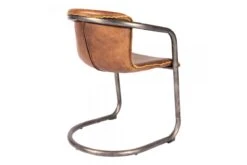 Benedict Dining Chair Grazed Brown Leather, Set Of 2 -Furniture Serie Shop 227990 1200x800