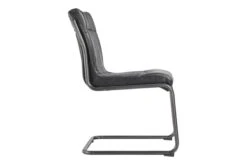 Ansel Dining Chair Onyx Black Leather, Set Of 2 -Furniture Serie Shop 228311 1200x800