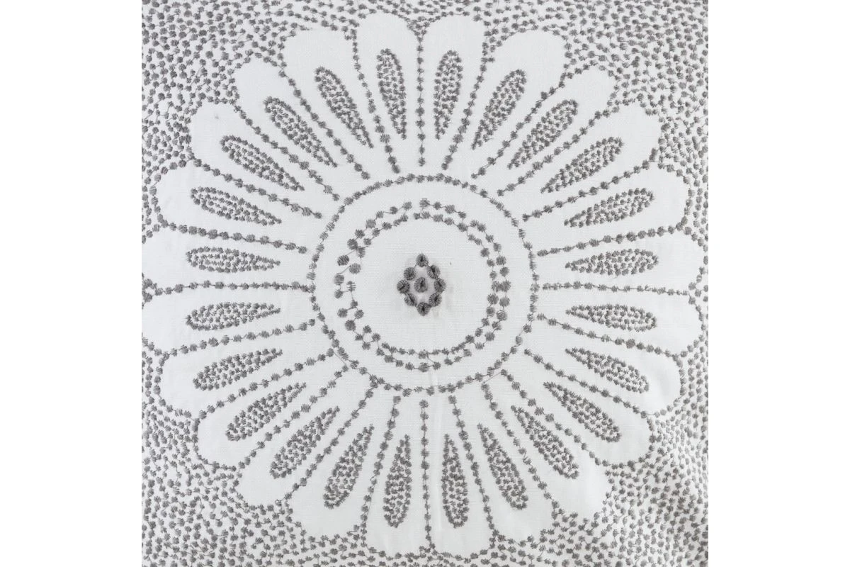 Sofia Cotton Embroidered Decorative Square Pillow 7 Sofia Cotton Embroidered Decorative Square Pillow - Image 5