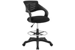 Thrive Mesh Drafting Chair In Black