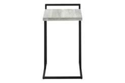 Grey Reclaimed Wood & Black Metal Accent Table -Furniture Serie Shop 242035 1200x800