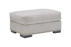Bulova Linen Ottoman