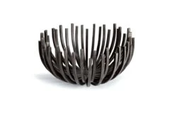 Webbed Blackened Iron Bowl Circle By Regina Andrew