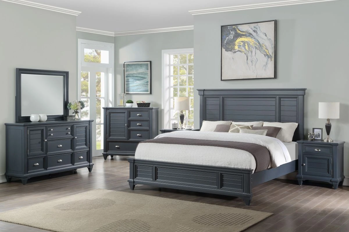 Bay Harbor Graphite Nightstand 4 Bay Harbor Graphite Nightstand - Image 2