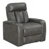Alpha Grey Dual Power Recliner -Furniture Serie Shop 257731 1200x800