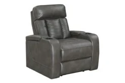 Alpha Grey Dual Power Recliner